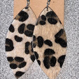 Wilma faux fur earrings